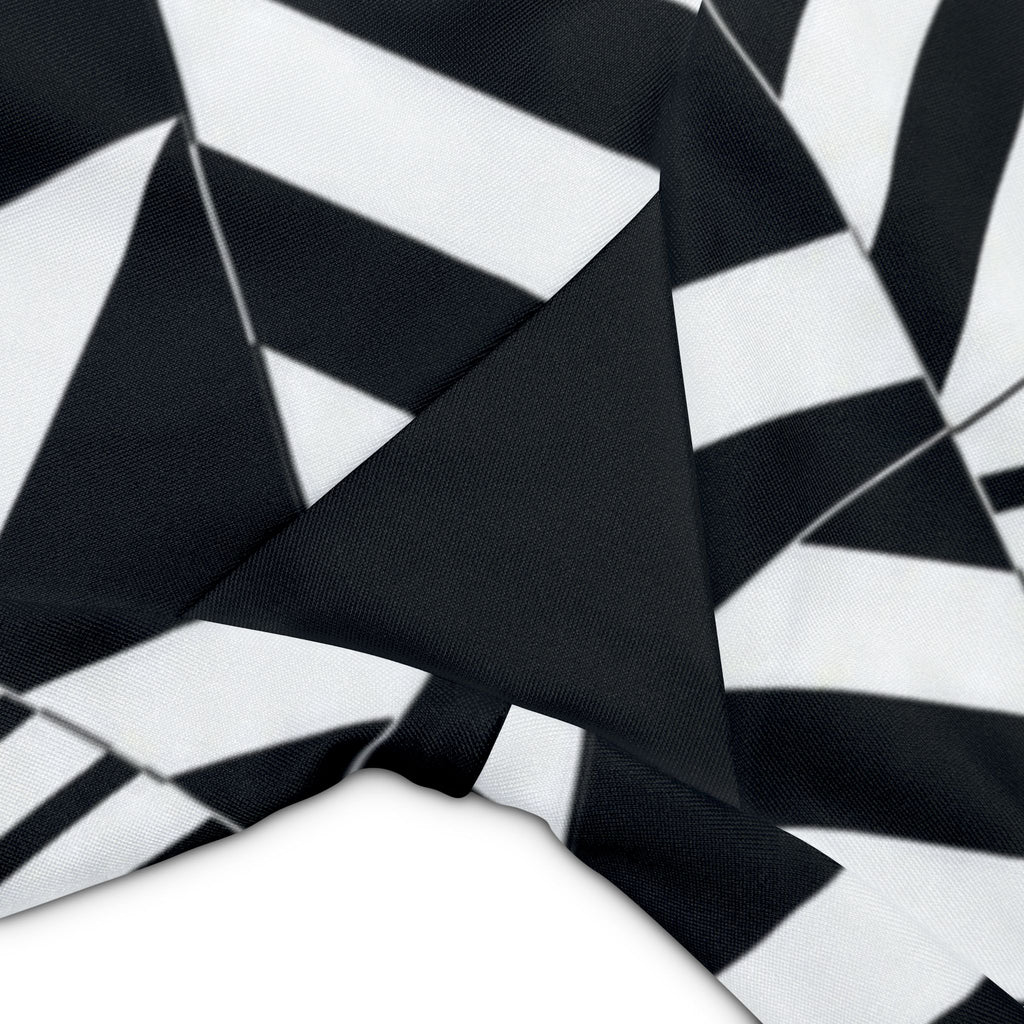 Geometric Black & White Women's Workout Shorts