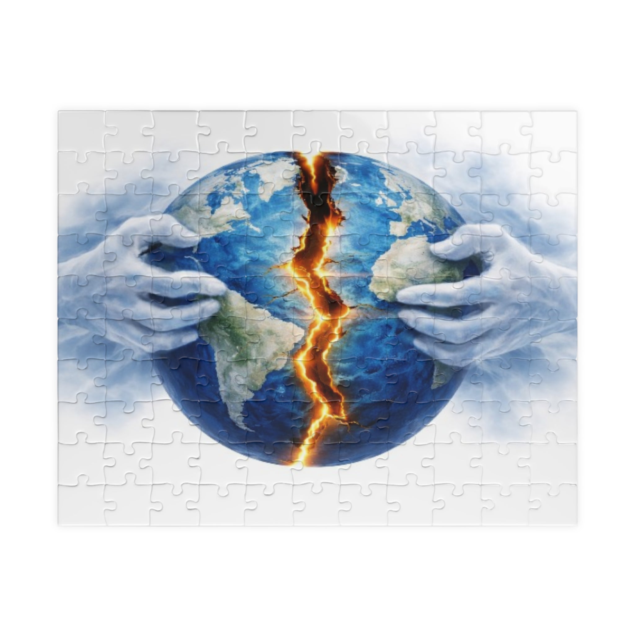 Jigsaw Puzzle "Tug a World" (110/252/520/1014 pcs)