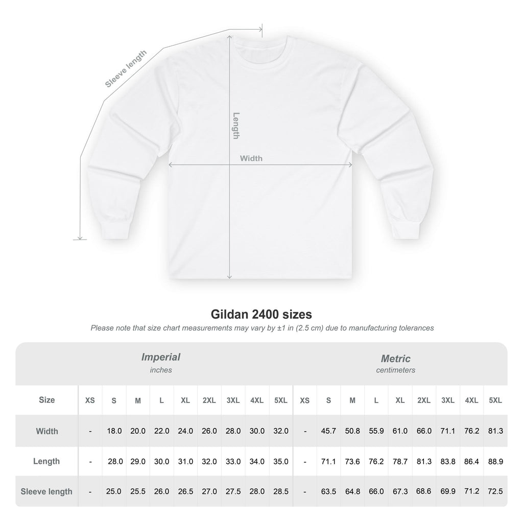 Long Sleeve Shirt Gildan 2400 "Homeless Raising Canadian Flag"