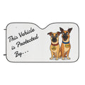 Car Sun Shade "This Vehicle is Protected By..."