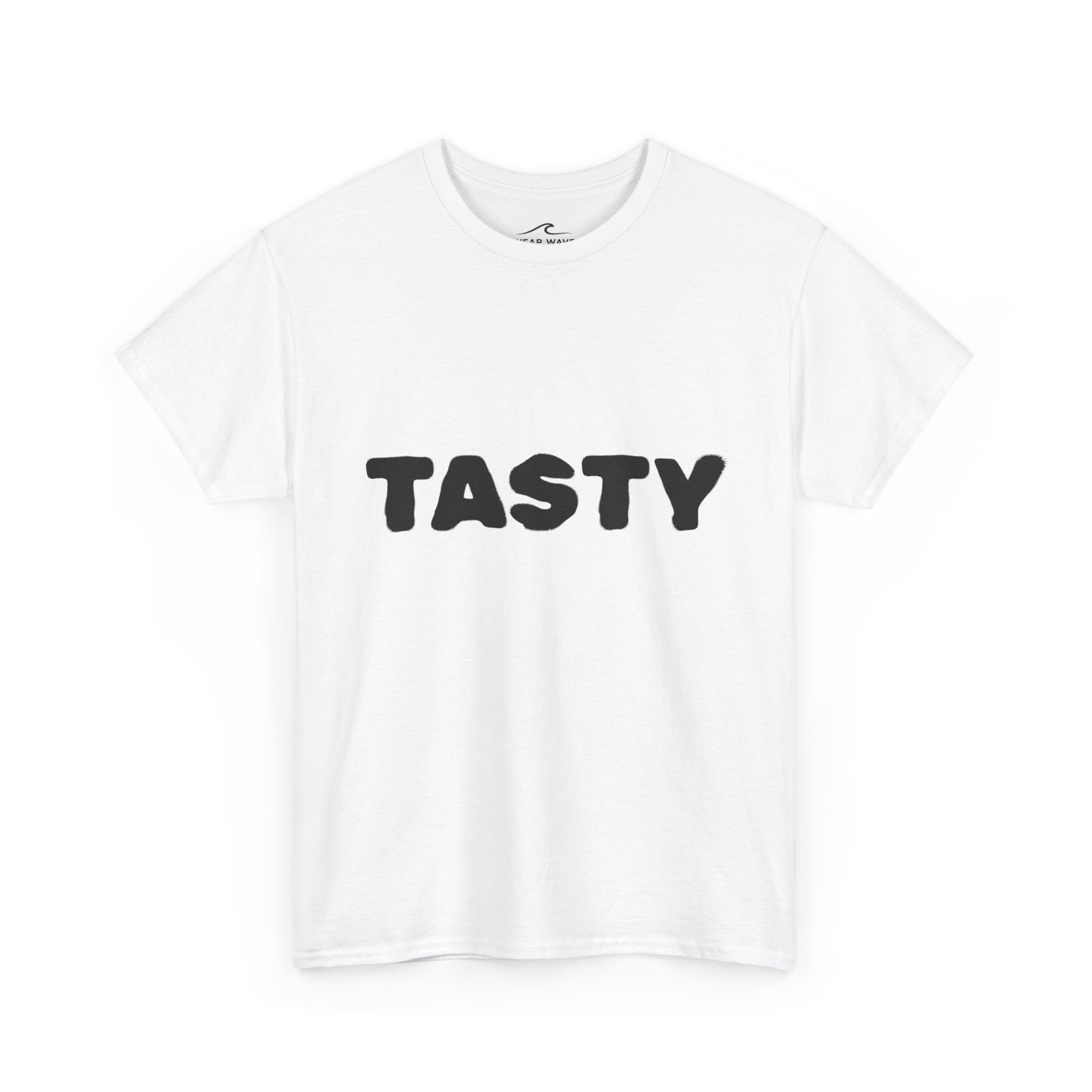 "TASTY" Retro Bubble Text Graphic Tee