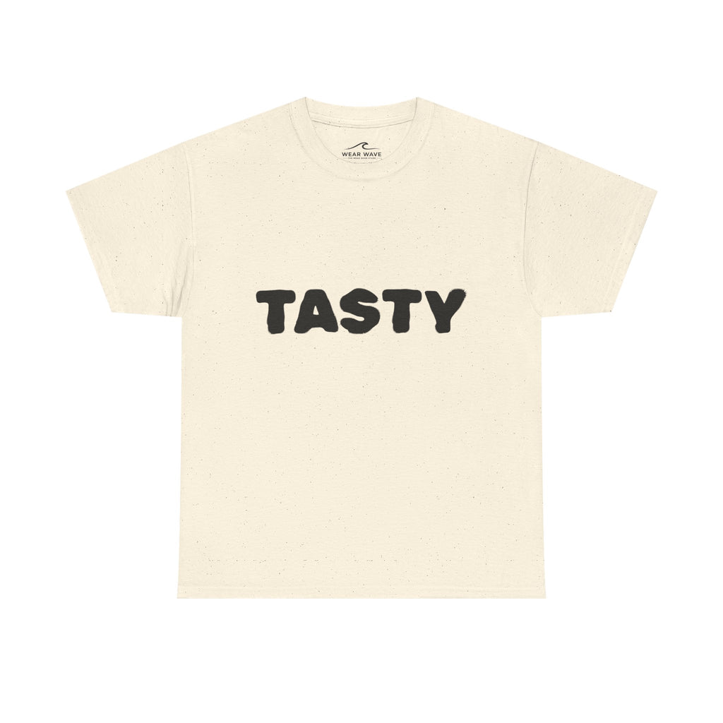 "TASTY" Retro Bubble Text Graphic Tee