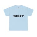 "TASTY" Retro Bubble Text Graphic Tee