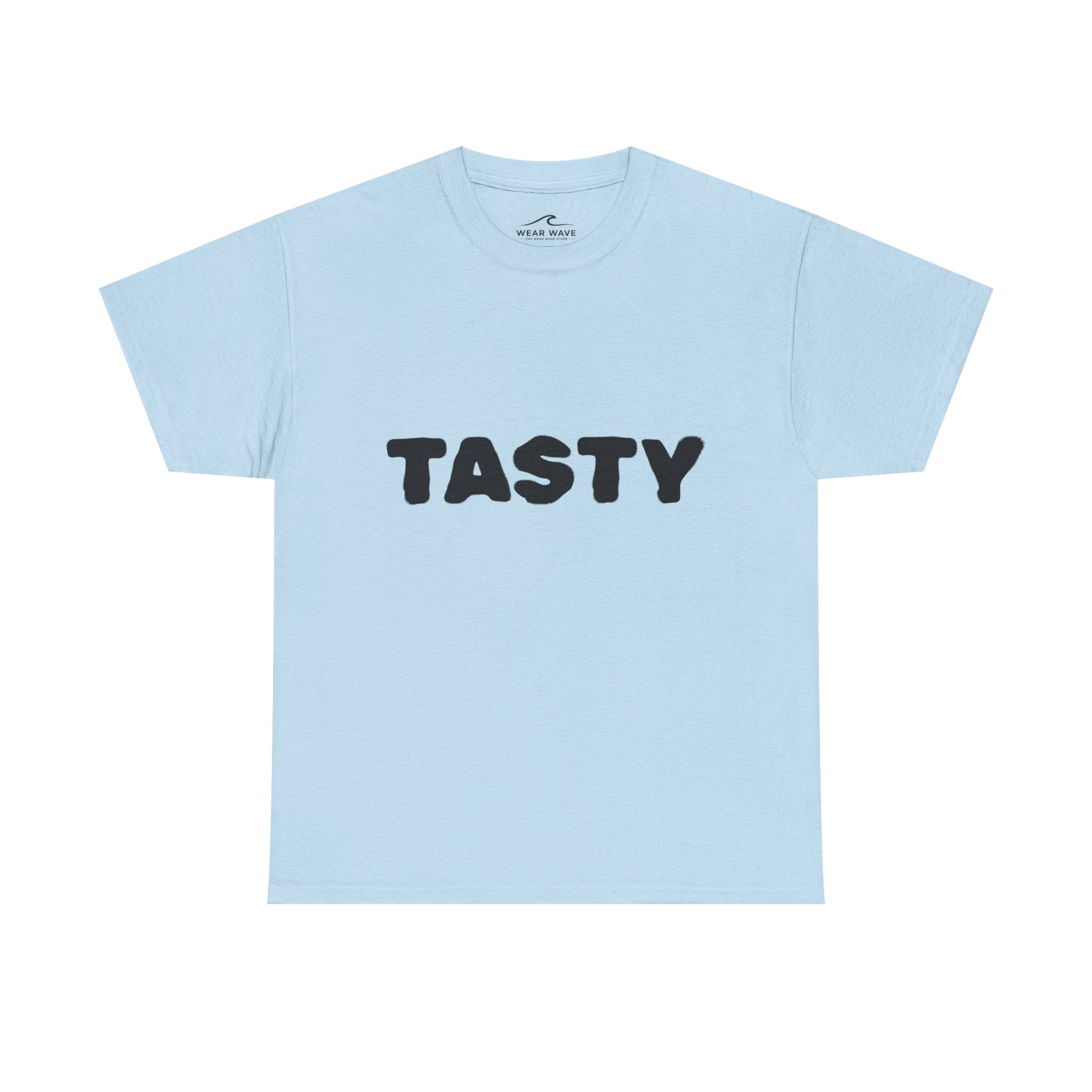 "TASTY" Retro Bubble Text Graphic Tee