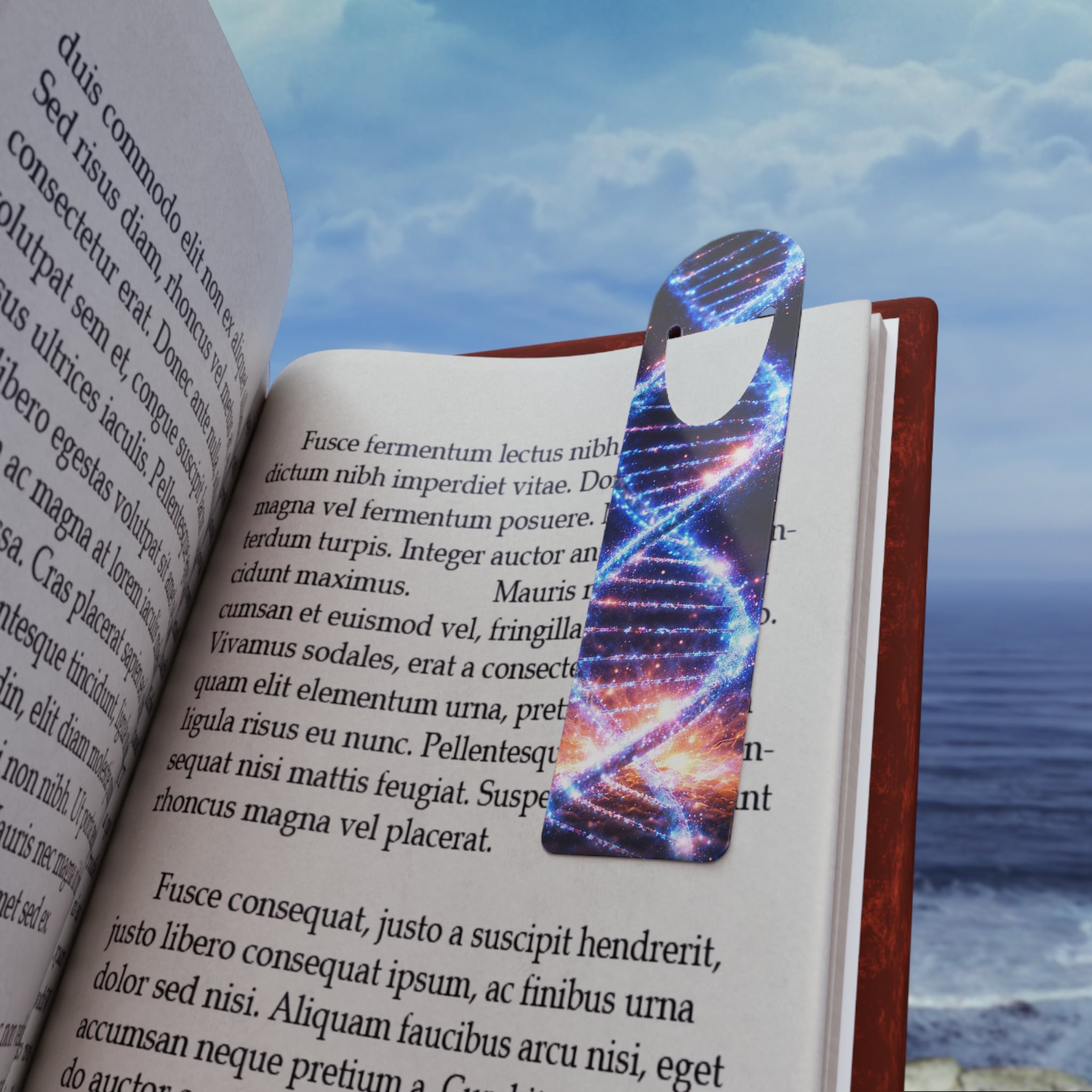 Metal Bookmark "DNA Strand"