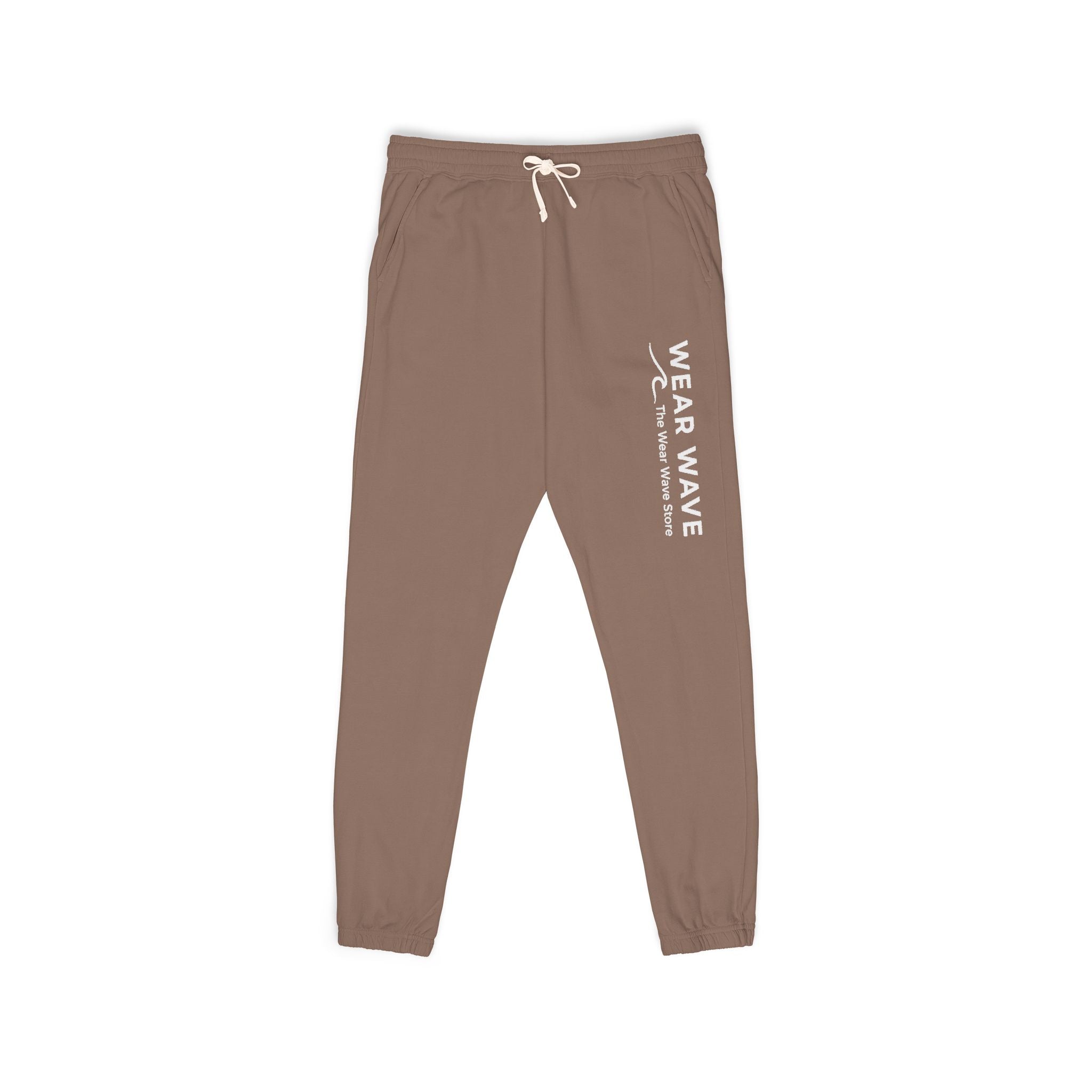 Sweatpants — 'Wear a Wave' Vertical Logo Fleece Joggers