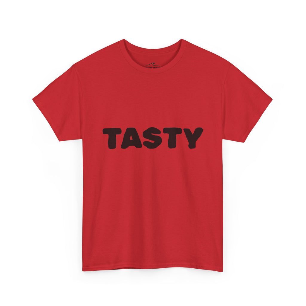 "TASTY" Retro Bubble Text Graphic Tee