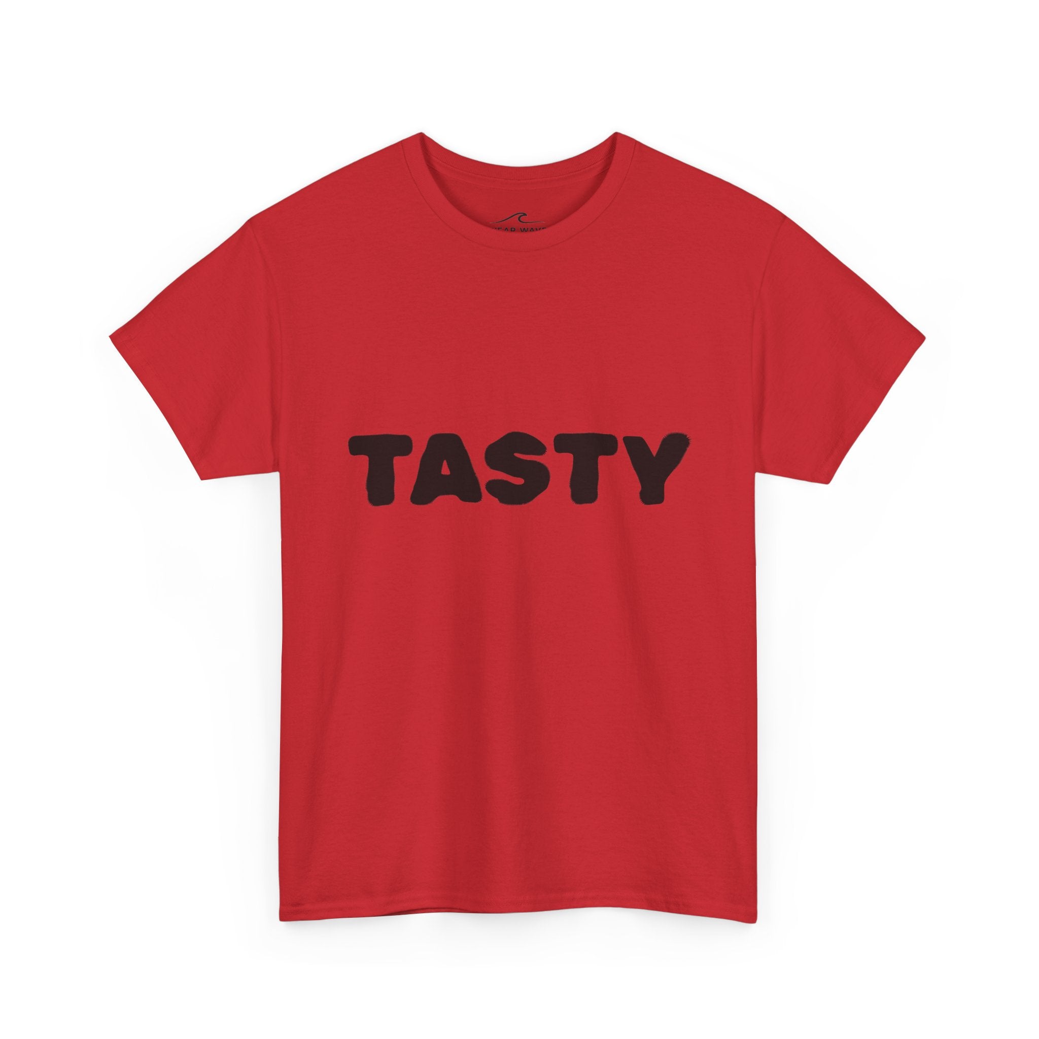 "TASTY" Retro Bubble Text Graphic Tee