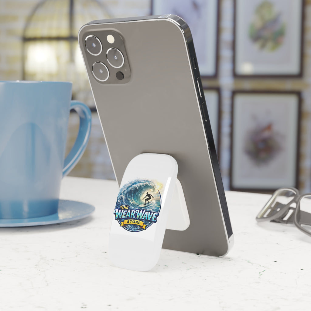 Click-On Phone Stand & Grip "The Wear Wave Store"