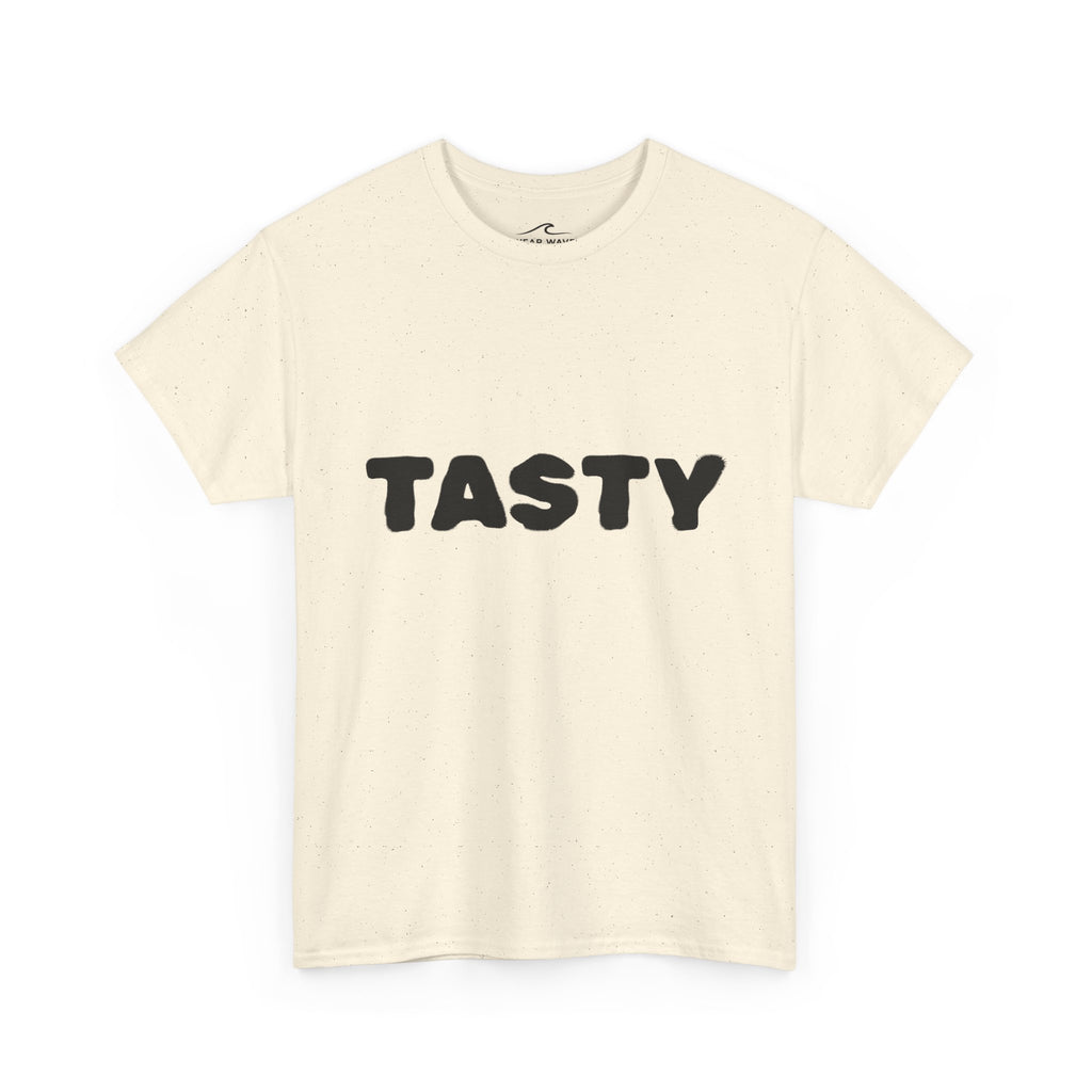 "TASTY" Retro Bubble Text Graphic Tee