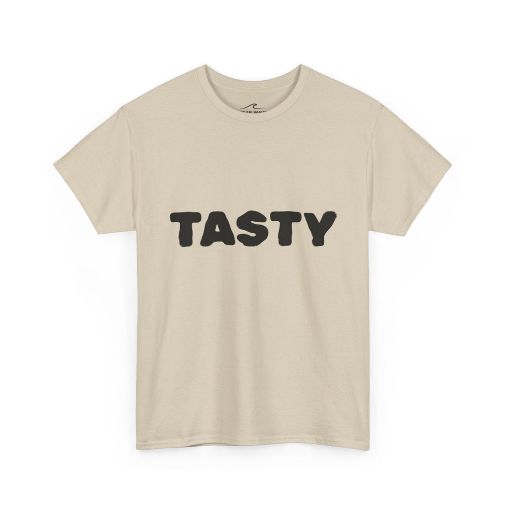 "TASTY" Retro Bubble Text Graphic Tee