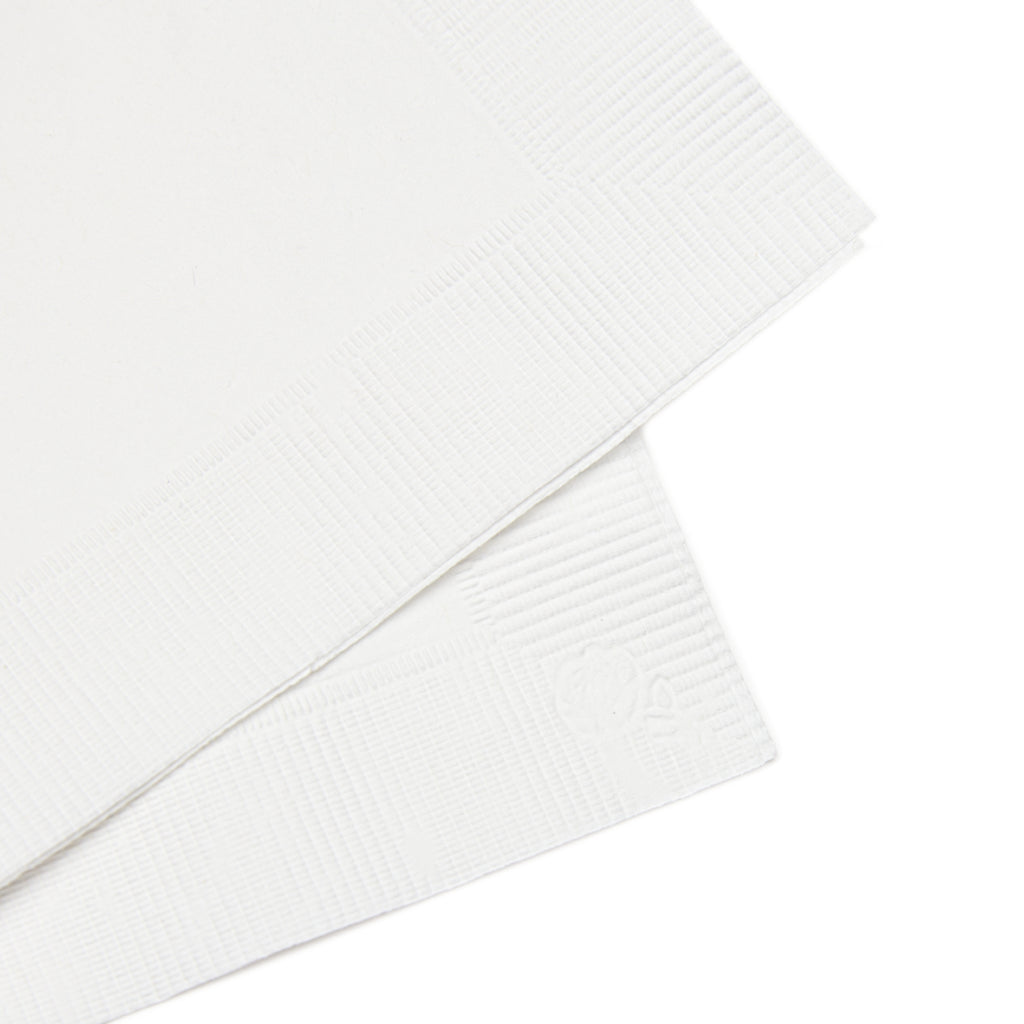 White Beverage Napkins "Gratitude Is Your Everyday Attitude"