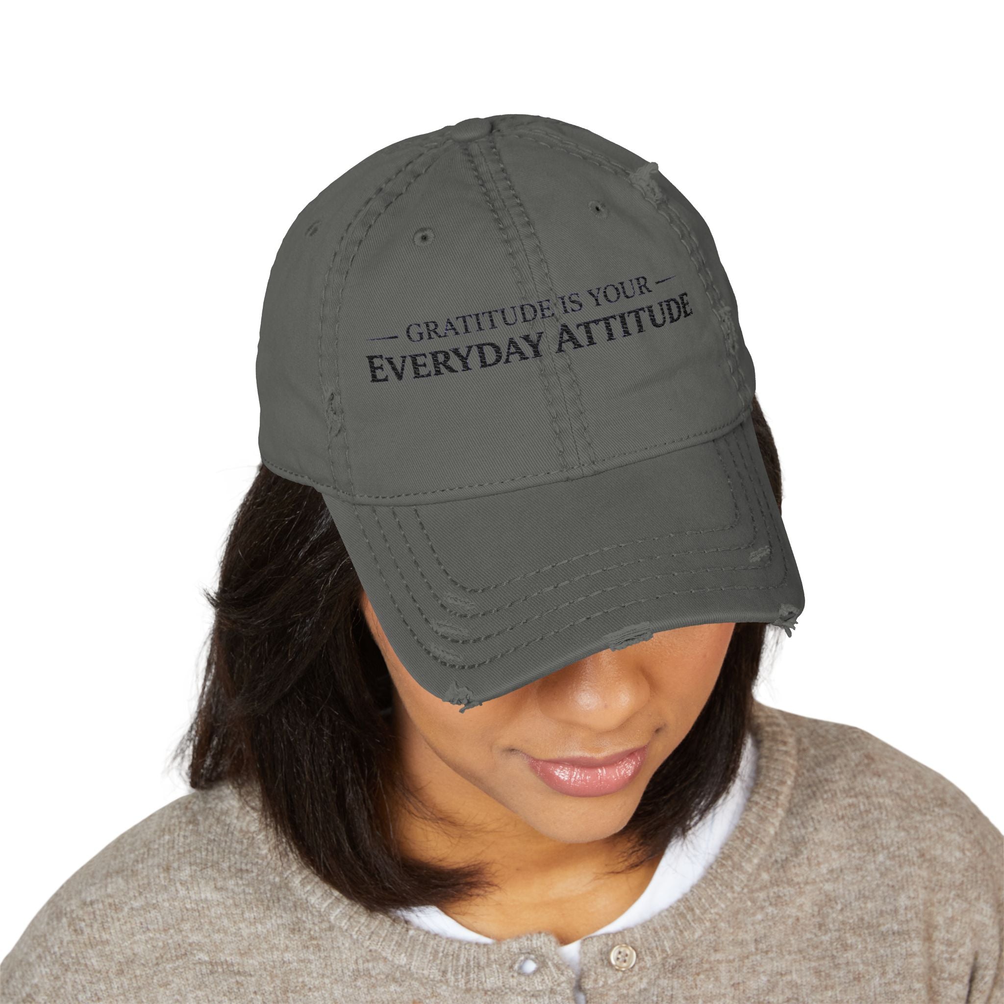Vintage Baseball Hat 'Gratitude Is Your Everyday Attitude'