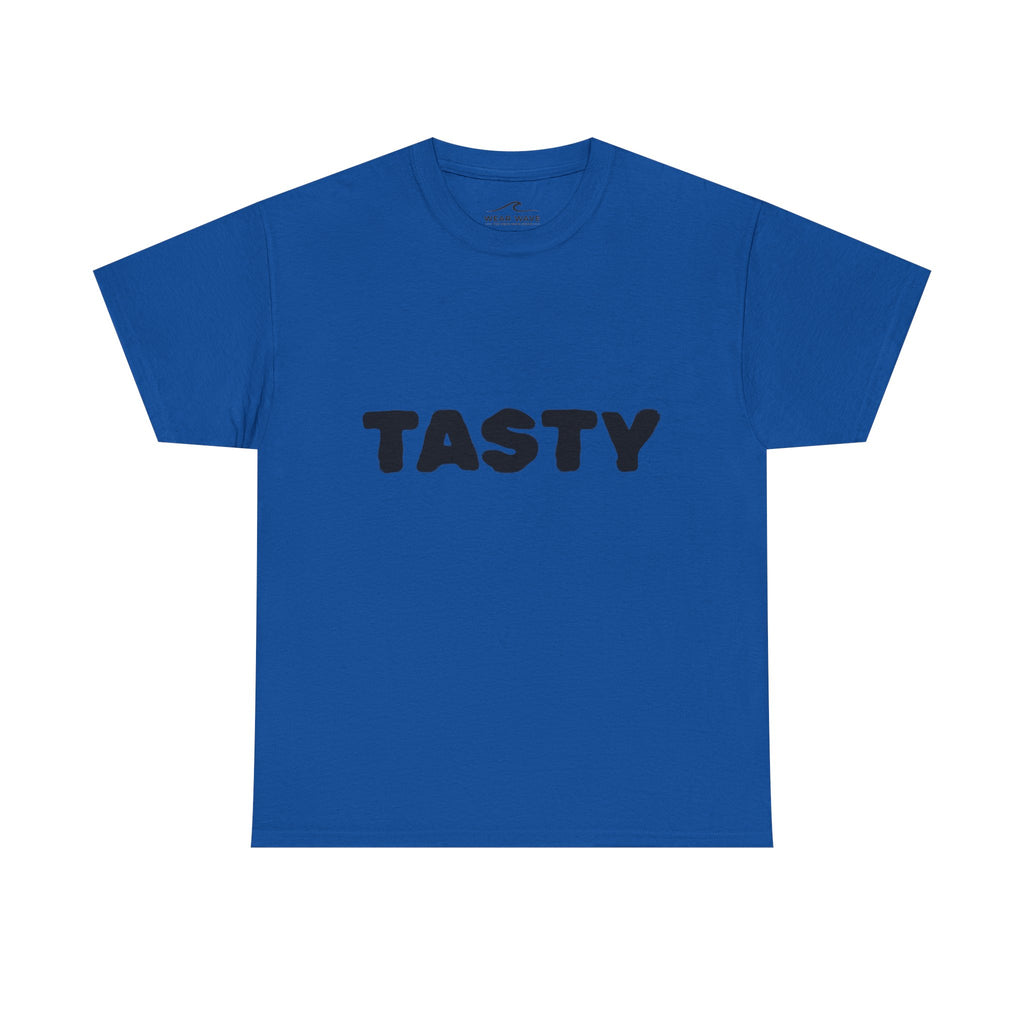"TASTY" Retro Bubble Text Graphic Tee