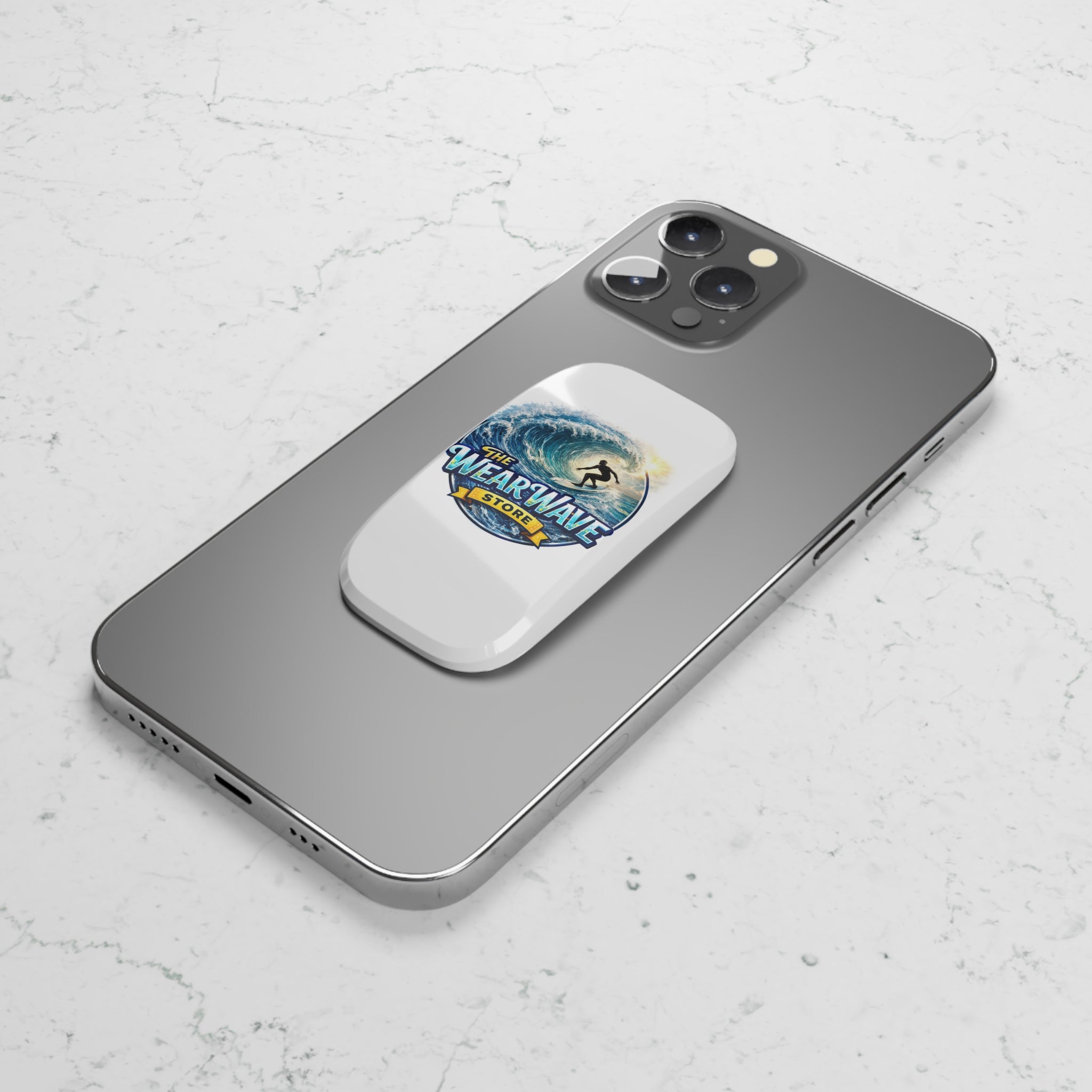 Click-On Phone Stand & Grip "The Wear Wave Store"