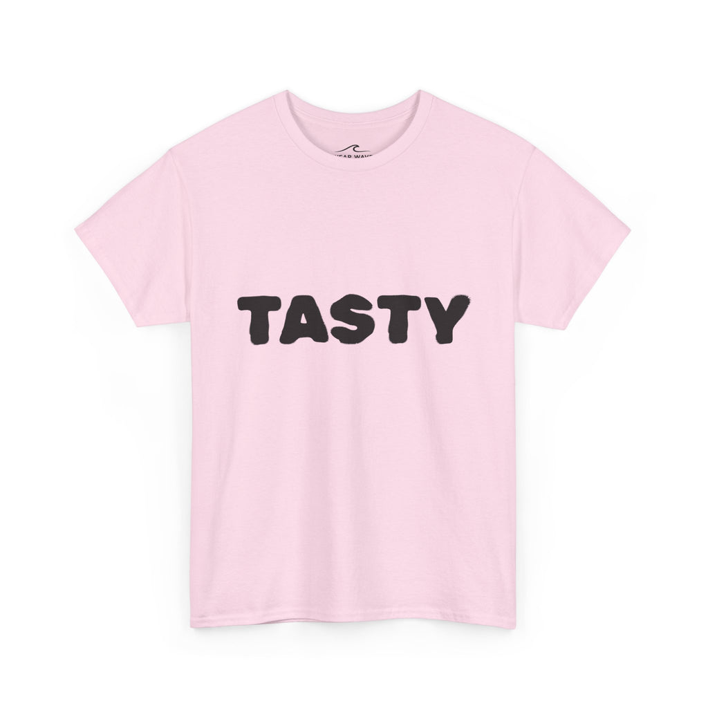 "TASTY" Retro Bubble Text Graphic Tee