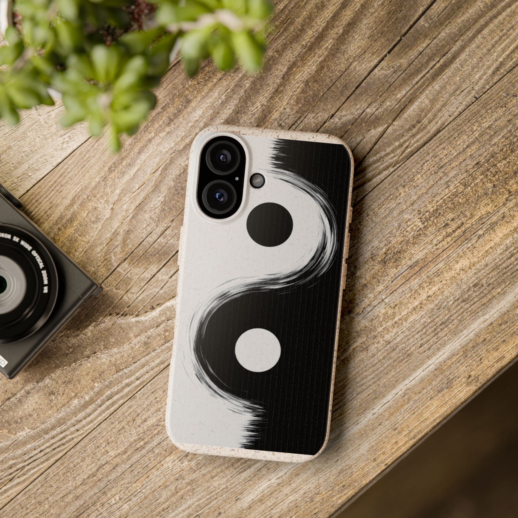 Biodegradable Phone Case "Yin Yang Brushstroke"