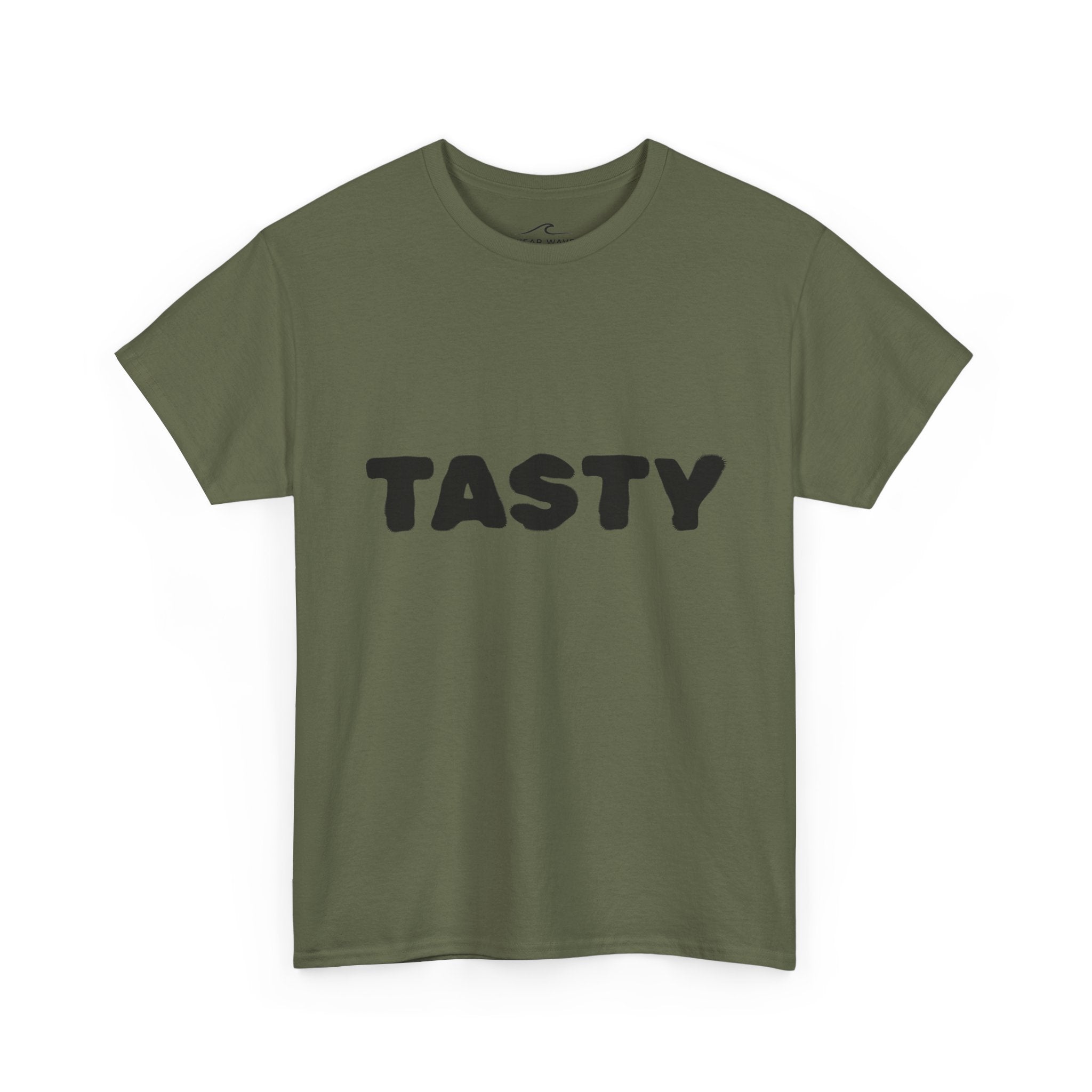 "TASTY" Retro Bubble Text Graphic Tee