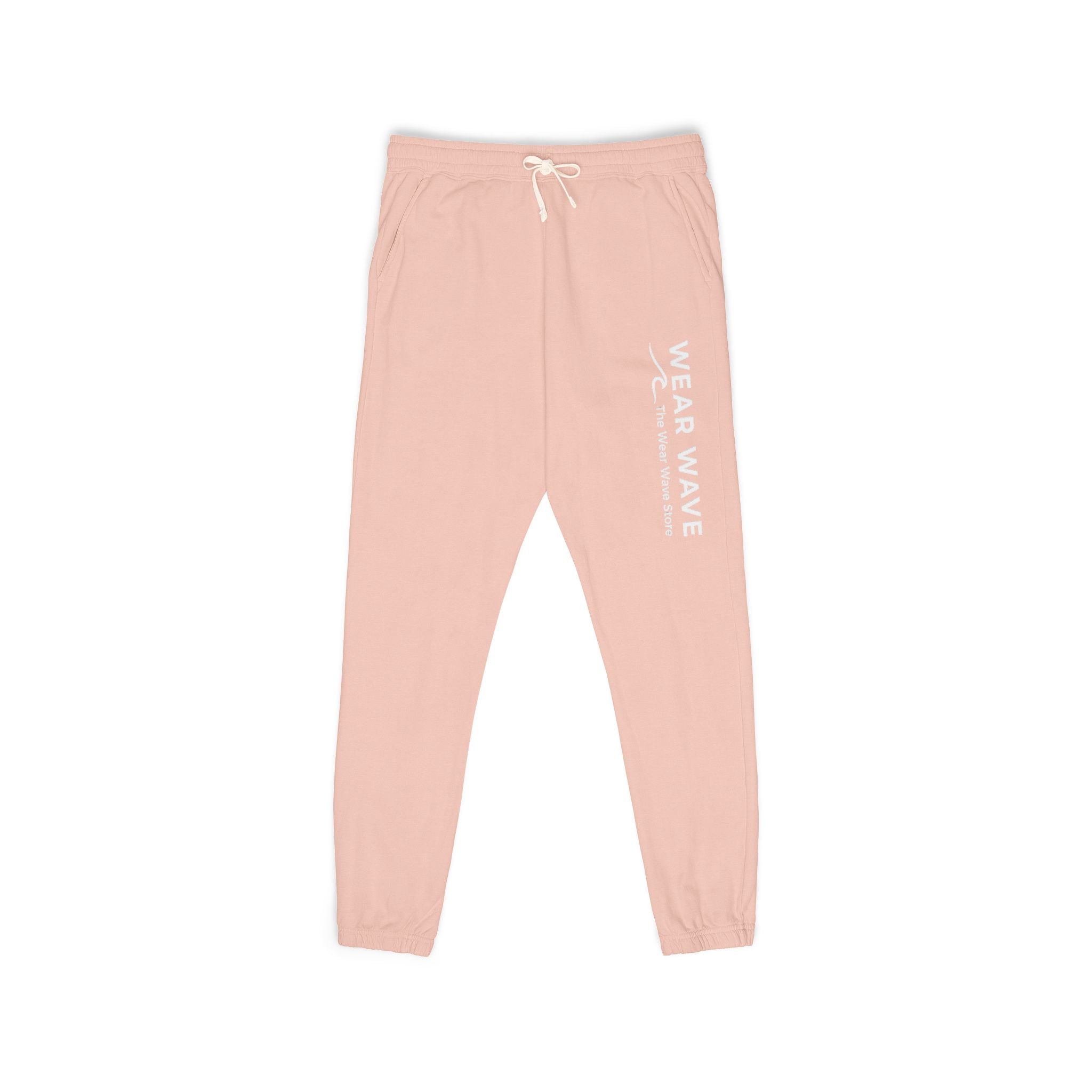 Sweatpants — 'Wear a Wave' Vertical Logo Fleece Joggers