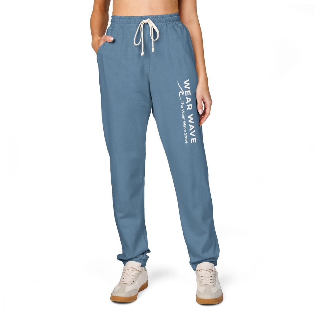 Sweatpants — 'Wear a Wave' Vertical Logo Fleece Joggers