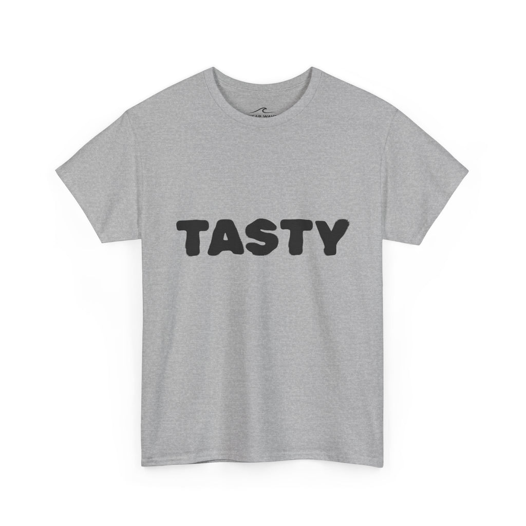 "TASTY" Retro Bubble Text Graphic Tee