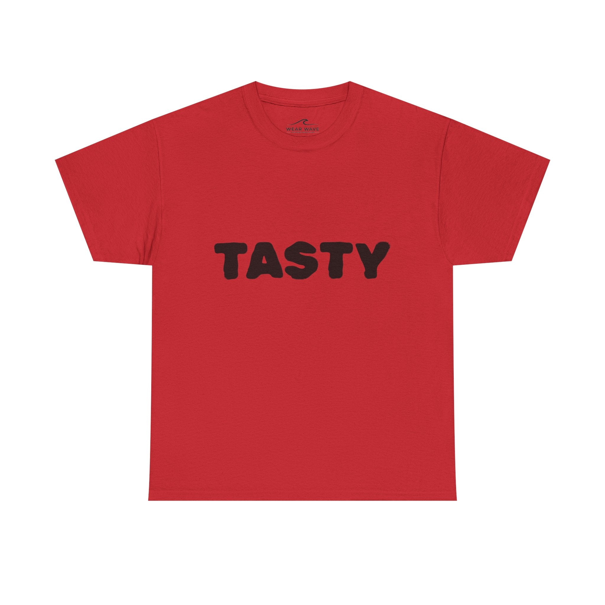 "TASTY" Retro Bubble Text Graphic Tee